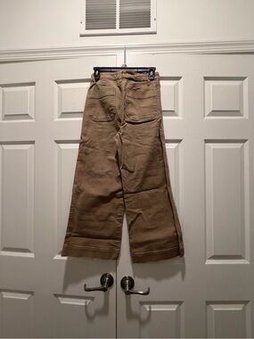 Madewell Wide-Leg Jeans in Khaki Brown